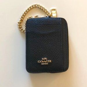 Coach Zip Card Case NWT